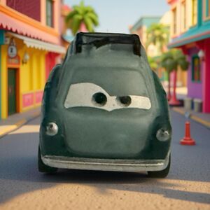 Disney Pixar Cars Micro Drifters Professor Z Mini Car A3